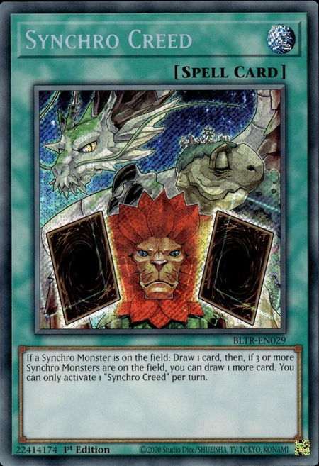 Synchro Creed - Battles of Legend: Terminal Revenge YuGiOh trading card