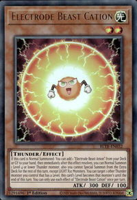 Electrode Beast Cation - Battles of Legend: Terminal Revenge (BLTR) #BLTR-EN032 - Ultra Rare YuGiOh Trading Card