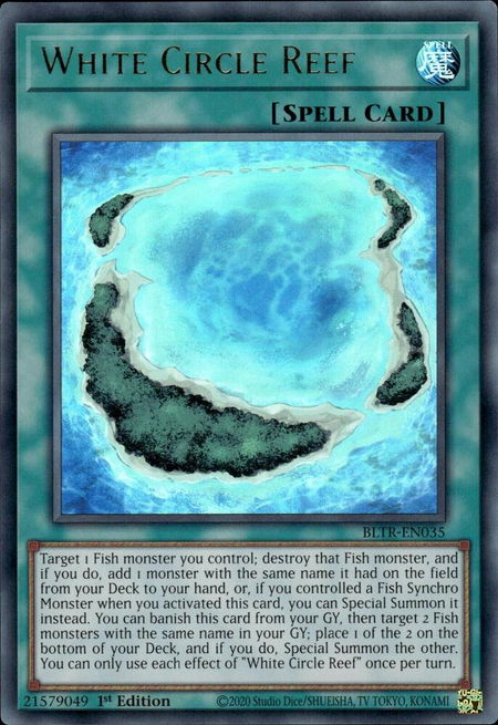 White Circle Reef - Battles of Legend: Terminal Revenge YuGiOh trading card