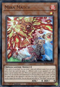Mira Match - Battles of Legend: Terminal Revenge (BLTR) #BLTR-EN038 - Ultra Rare YuGiOh Trading Card