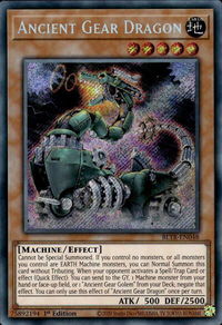 Ancient Gear Dragon - Battles of Legend: Terminal Revenge (BLTR) #BLTR-EN048 - Secret Rare YuGiOh Trading Card