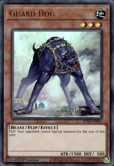 Guard Dog - Battles of Legend: Terminal Revenge YuGiOh trading card