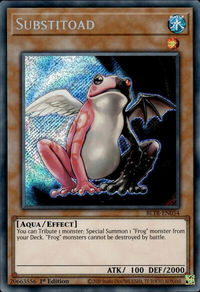 Substitoad - Battles of Legend: Terminal Revenge (BLTR) #BLTR-EN054 - Secret Rare YuGiOh Trading Card
