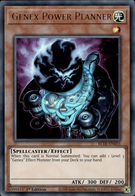 Genex Power Planner - Battles of Legend: Terminal Revenge YuGiOh trading card