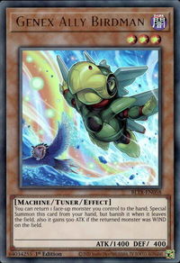 Genex Ally Birdman (Alternate Art) - Battles of Legend: Terminal Revenge (BLTR) #BLTR-EN058 - Ultra Rare YuGiOh Trading Card