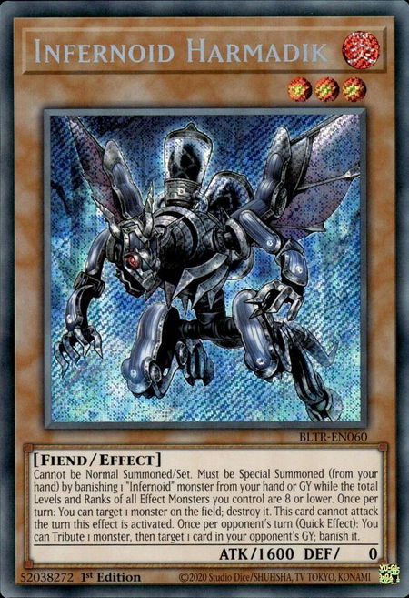 Infernoid Harmadik - Battles of Legend: Terminal Revenge YuGiOh trading card