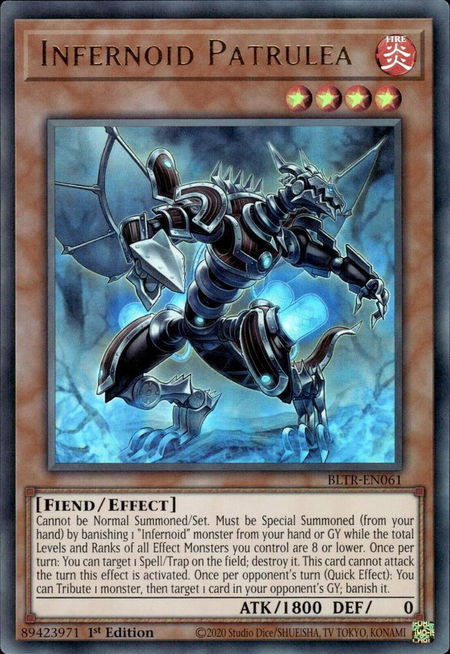 Infernoid Patrulea - Battles of Legend: Terminal Revenge YuGiOh trading card
