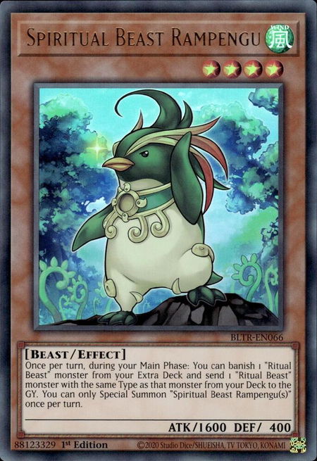 Spiritual Beast Rampengu - Battles of Legend: Terminal Revenge YuGiOh trading card