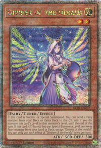 Diviner of the Herald (Quarter Century Secret Rare) - Battles of Legend: Terminal Revenge (BLTR) #BLTR-EN072 - Quarter Century Secret Rare YuGiOh Trading Card