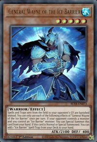 General Wayne of the Ice Barrier - Battles of Legend: Terminal Revenge (BLTR) #BLTR-EN073 - Ultra Rare YuGiOh Trading Card