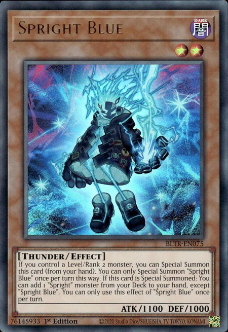 Spright Blue - Battles of Legend: Terminal Revenge YuGiOh trading card