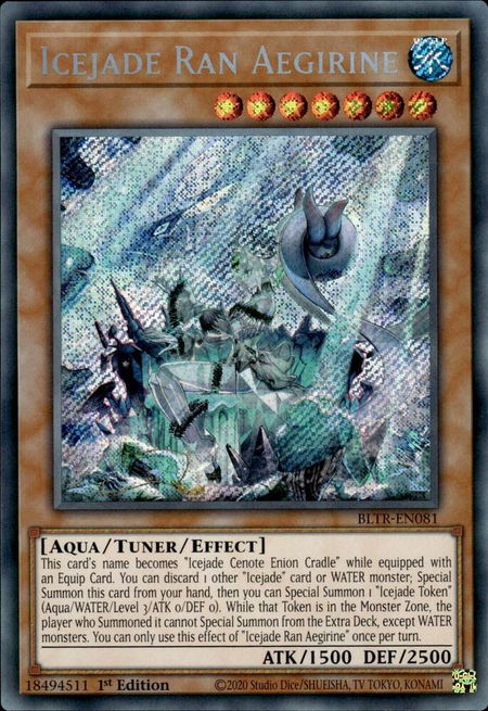 Icejade Ran Aegirine - Battles of Legend: Terminal Revenge YuGiOh trading card