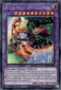 Ritual Beast Ulti-Gaiapelio - Battles of Legend: Terminal Revenge (BLTR) #BLTR-EN086 - Secret Rare YuGiOh Trading Card