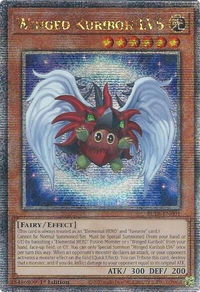 Winged Kuriboh LV6 (Quarter Century Secret Rare) - Battles of Legend: Terminal Revenge (BLTR) #BLTR-EN001 - Quarter Century Secret Rare YuGiOh Trading Card