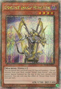 Orcust Harp Horror (Quarter Century Secret Rare) - Battles of Legend: Terminal Revenge (BLTR) #BLTR-EN071 - Quarter Century Secret Rare YuGiOh Trading Card