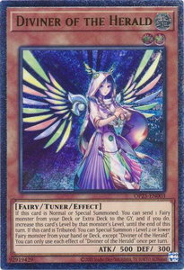 Diviner of the Herald (UTR) - OTS Tournament Pack 25 (OP25) #OP25-EN003 - Ultimate Rare YuGiOh Trading Card