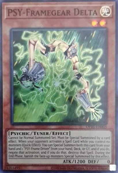 PSY-Framegear Delta trading card from OTS Tournament Pack 25 PSY-Framegear Delta - OTS Tournament Pack 25 YuGiOh trading card