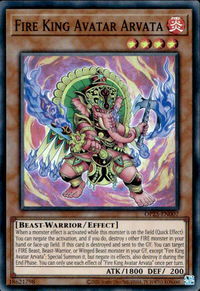 Fire King Avatar Arvata - OTS Tournament Pack 25 (OP25) #OP25-EN007 - Super Rare YuGiOh Trading Card