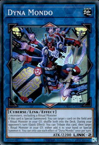 Dyna Mondo - OTS Tournament Pack 25 (OP25) #OP25-EN008 - Super Rare YuGiOh Trading Card