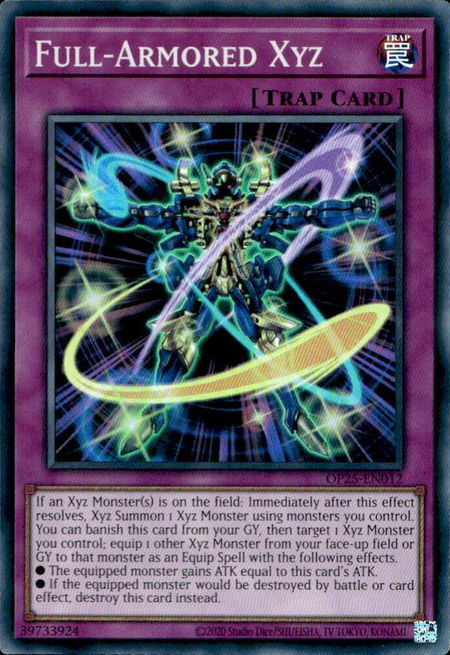 Full-Armored Xyz - OTS Tournament Pack 25 YuGiOh trading card
