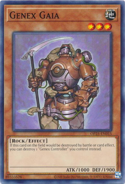 Genex Gaia - OTS Tournament Pack 25 YuGiOh trading card
