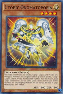 Utopic Onomatopoeia - OTS Tournament Pack 25 (OP25) #OP25-EN017 - Common / Short Print YuGiOh Trading Card