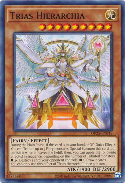 Trias Hierarchia - OTS Tournament Pack 25 YuGiOh trading card