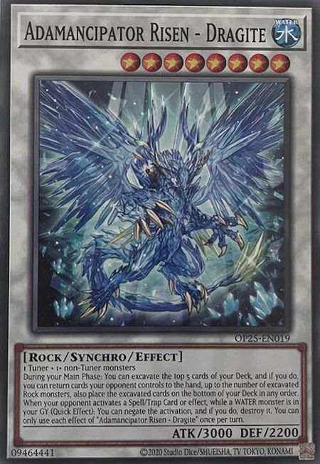 Adamancipator Risen - Dragite - OTS Tournament Pack 25 YuGiOh trading card