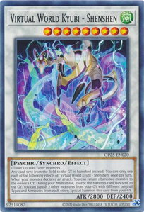 Virtual World Kyubi - Shenshen - OTS Tournament Pack 25 (OP25) #OP25-EN020 - Common / Short Print YuGiOh Trading Card