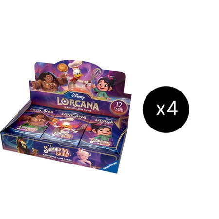 Disney Lorcana: Shimmering Skies Booster Box Case trading card from Shimmering Skies Disney Lorcana: Shimmering Skies Booster Box Case - Shimmering Skies Disney Lorcana trading card