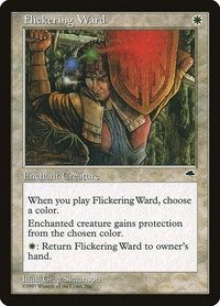 Flickering Ward - Tempest (TMP) #19 - Uncommon Magic: The Gathering Trading Card