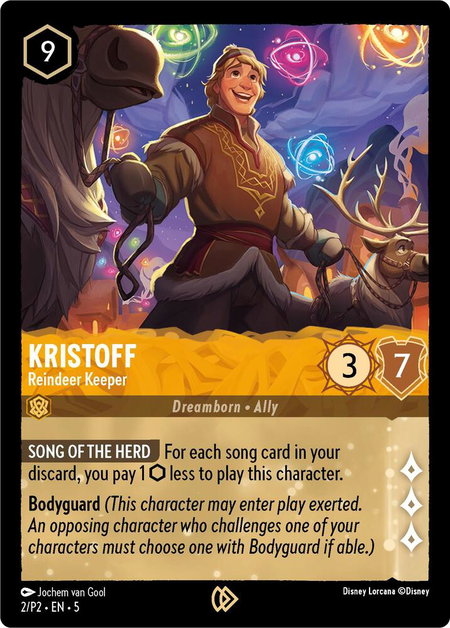 Kristoff - Reindeer Keeper - Disney Lorcana Promo Cards Disney Lorcana trading card