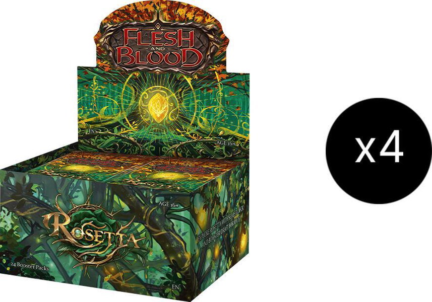 Rosetta Booster Box Case trading card from Rosetta Rosetta Booster Box Case - Rosetta Flesh and Blood trading card