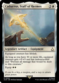 Caduceus, Staff of Hermes - Universes Beyond: Assassin's Creed (ACR) #2 - Rare Magic: The Gathering Trading Card