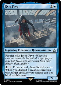 Evie Frye - Universes Beyond: Assassin's Creed (ACR) #19 - Rare Magic: The Gathering Trading Card