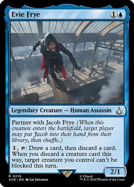 Evie Frye - Universes Beyond: Assassin's Creed Magic: The Gathering trading card