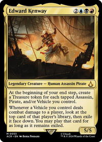 Edward Kenway - Universes Beyond: Assassin's Creed (ACR) #53 - Mythic Magic: The Gathering Trading Card