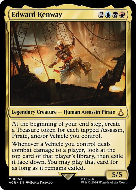 Edward Kenway - Universes Beyond: Assassin's Creed Magic: The Gathering trading card