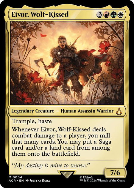 Eivor, Wolf-Kissed - Universes Beyond: Assassin's Creed Magic: The Gathering trading card