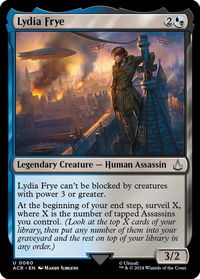 Lydia Frye - Universes Beyond: Assassin's Creed (ACR) #60 - Uncommon Magic: The Gathering Trading Card