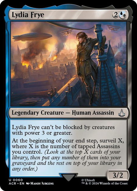 Lydia Frye - Universes Beyond: Assassin's Creed Magic: The Gathering trading card