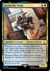 Basim Ibn Ishaq - Universes Beyond: Assassin's Creed (ACR) #49 - Rare Magic: The Gathering Trading Card