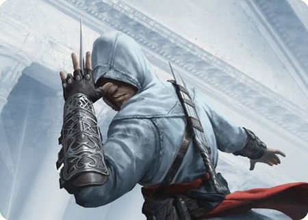 Altair Ibn-La'Ahad Art Card - Art Series: Universes Beyond: Assassin's Creed Magic: The Gathering trading card