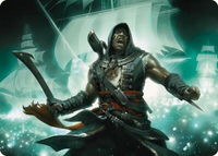 Adewale, Breaker of Chains Art Card - Art Series: Universes Beyond: Assassin's Creed (ASACR) #14 - Special Magic: The Gathering Trading Card