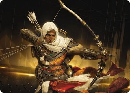 Bayek of Siwa Art Card - Art Series: Universes Beyond: Assassin's Creed Magic: The Gathering trading card