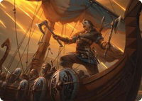 Eivor, Battle-Ready Art Card - Art Series: Universes Beyond: Assassin's Creed (ASACR) #18 - Special Magic: The Gathering Trading Card
