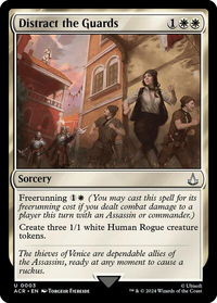 Distract the Guards - Universes Beyond: Assassin's Creed (ACR) #3 - Uncommon Magic: The Gathering Trading Card