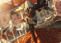 Ezio, Blade of Vengeance Art Card - Art Series: Universes Beyond: Assassin's Creed (ASACR) #19 - Special Magic: The Gathering Trading Card