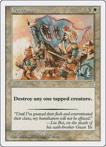 Vengeance - Portal Three Kingdoms (PTK) #28 - Uncommon Magic: The Gathering Trading Card