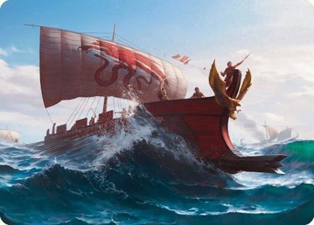 Adrestia Art Card - Art Series: Universes Beyond: Assassin's Creed Magic: The Gathering trading card